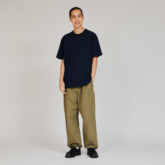 Hanes Beefy T Shirt Short Sleeve Crew Neck Heavyweight Cotton H5180 Navy 2 Pack - WAFUU JAPAN