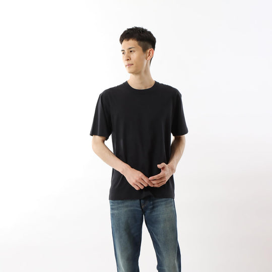 Hanes Beefy T-Shirt Short Sleeve Crew Neck Tagless 2 Pack H5180 - 2 Black - WAFUU JAPAN