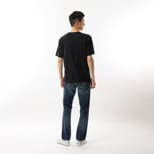 Hanes Beefy T-Shirt Short Sleeve Crew Neck Tagless 2 Pack H5180 - 2 Black - WAFUU JAPAN