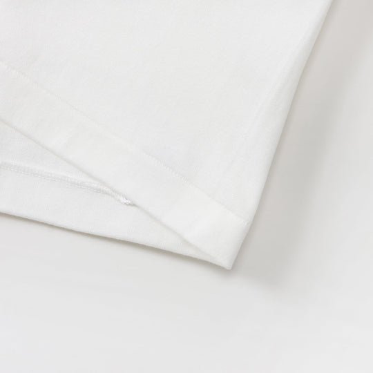 Hanes T-Shirt Crew Neck Cotton 100 Percent Tagless HM1 - Z701 White 2 Pack - WAFUU JAPAN
