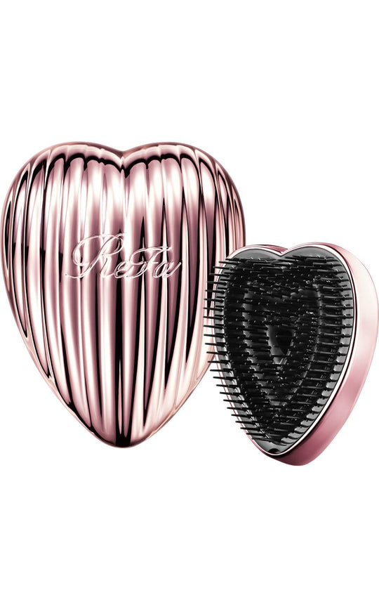 Heart Brush Ray Detangling Hair Brush (Rose Gold) - WAFUU JAPAN
