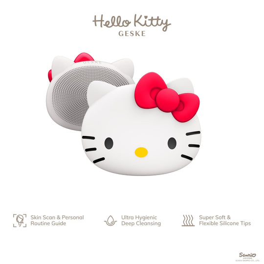 Hello Kitty 3 in 1 Facial Cleansing Brush by GESKE - WAFUU JAPAN