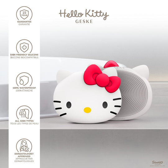 Hello Kitty 3 in 1 Facial Cleansing Brush by GESKE - WAFUU JAPAN