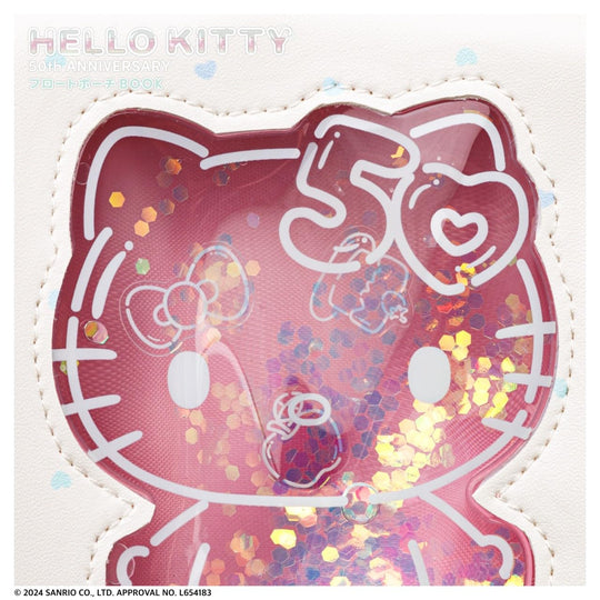 HELLO KITTY 50th ANNIVERSARY Float Pouch BOOK - WAFUU JAPAN