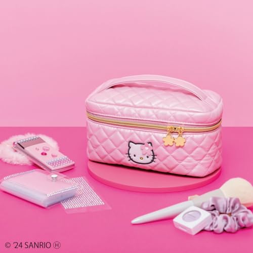 HELLO KITTY 50th ANNIVERSARY SPECIAL BOOK Quilted Pouch ver - WAFUU JAPAN