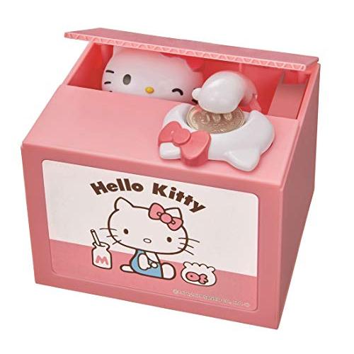 Hello Kitty Bank Piggy Bank Coin Box Sound Gimmick Moving Figure - WAFUU JAPAN