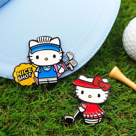Hello Kitty & Daniel Golf Marker — Clip/Magnetic (Licensed) - WAFUU JAPAN