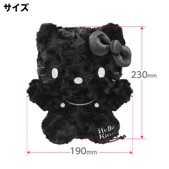 Hello Kitty Fairway Wood Headcover Black (Licensed) - WAFUU JAPAN