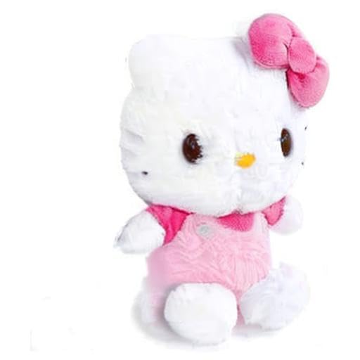 Hello Kitty Fluffy Plush (Small) - Pink 19 5×16 5×11 cm - WAFUU JAPAN