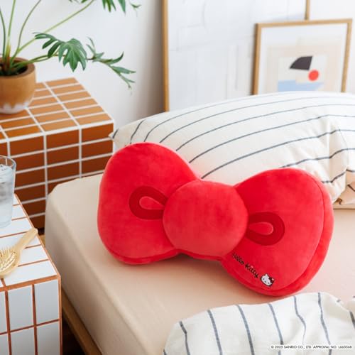 Hello Kitty Fluffy Ribbon Cushion Book - WAFUU JAPAN
