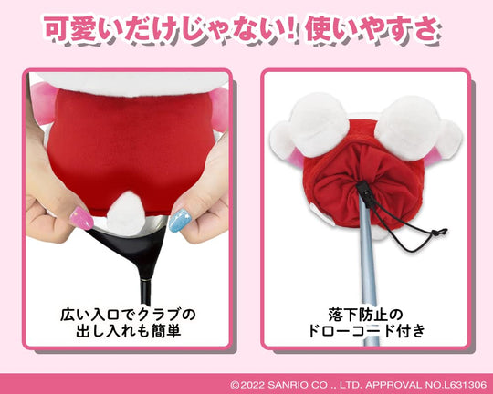 Hello Kitty Pink Driver Headcover (KHTD002) - WAFUU JAPAN