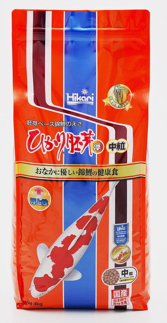 Hikari Wheat - Germ Koi Food Floating Medium Grain Rice 5.0～5.5mm - WAFUU JAPAN