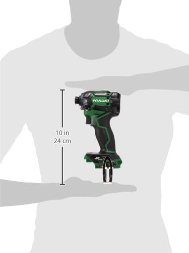 HiKOKI 36V Compact Impact Driver WH36DC(NN) Aggressive Green Lightweight - WAFUU JAPAN