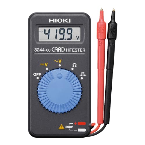 Hioki Digital Multimeter Tester Compact Voltage Resistance Measurement 3244 - 60 - WAFUU JAPAN