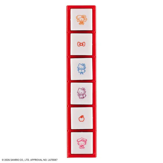 Hobonichi HELLO KITTY Pochitto6 Push Button Stamp - WAFUU JAPAN