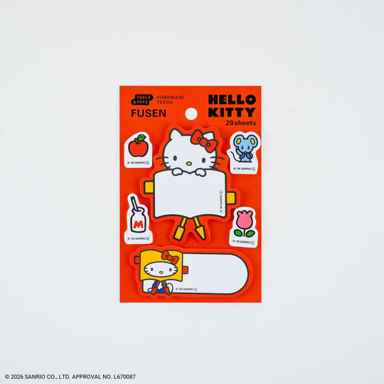 Hobonichi HELLO KITTY Sticky Notes 6 Designs - WAFUU JAPAN