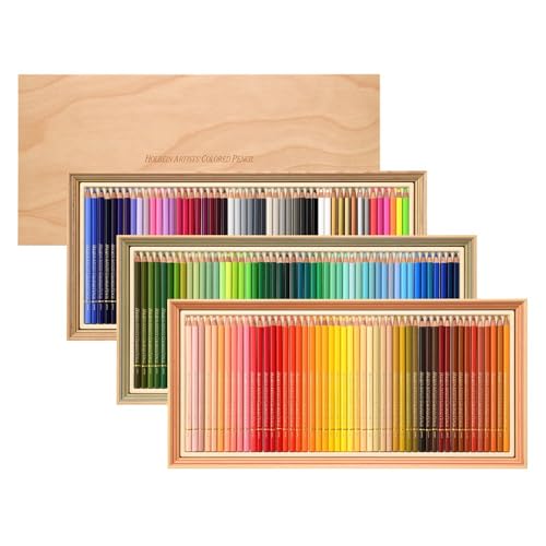 Holbein Artist Colored Pencils Wood Box Set OP948 150 Colors Full Set - WAFUU JAPAN