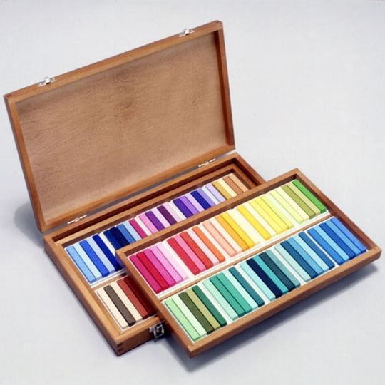 Holbein Oil Pastel U690 all colors wooden box 100 Color set 07690 - WAFUU JAPAN