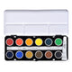 Holbein Solid Watercolor Cake Set 12 Transparent Colors C010 02010