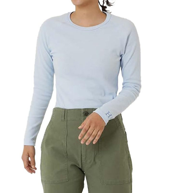 HOLLYWOOD RANCH MARKET Stretch Rib Long - Sleeve T-Shirt Made in Japan - WAFUU JAPAN