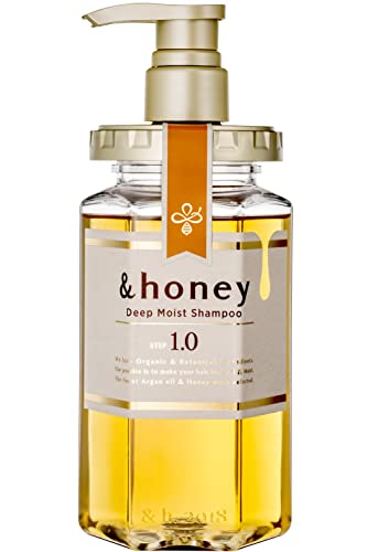 &HONEY Deep Moist 1.0 Peony Honey Shampoo 440ml - WAFUU JAPAN