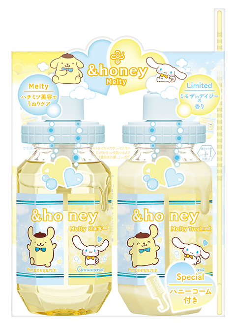 &HONEY Melty Moist Repair Shampoo Treatment Set Cinnamoroll Pompompurin LimitedAdd to Conversation - WAFUU JAPAN
