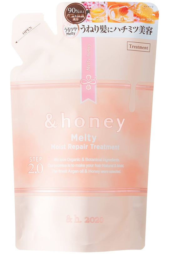 &HONEY Melty Moist Repair Treatment Refill 2.0 350g Conditioner - WAFUU JAPAN
