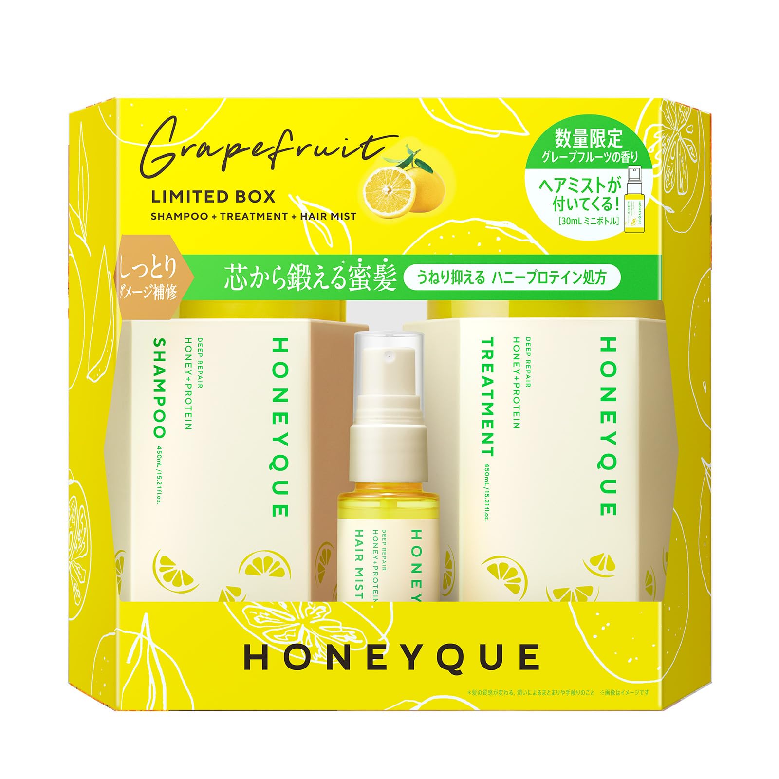 HONEYQUE Deep Repair Limited Edition Kit with Mini Hair Mist