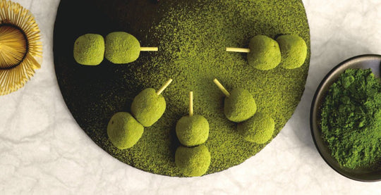 Horakuan Kyoto Arashiyama Matcha Dango 10 Skewers - WAFUU JAPAN