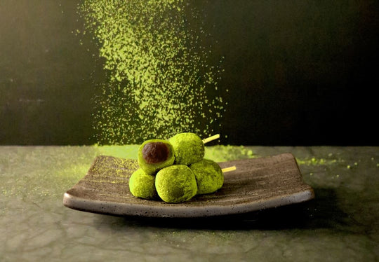 Horakuan Kyoto Arashiyama Matcha Dango 10 Skewers - WAFUU JAPAN