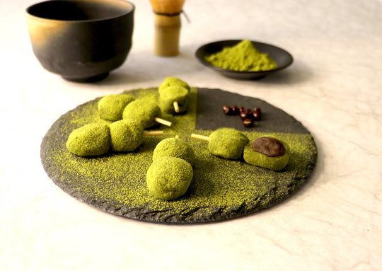Horakuan Kyoto Arashiyama Matcha Dango 10 Skewers - WAFUU JAPAN