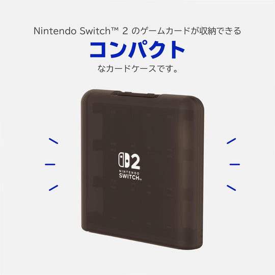 HORI Card Case Carry Case Black 24 - Slot Storage Capacity - WAFUU JAPAN