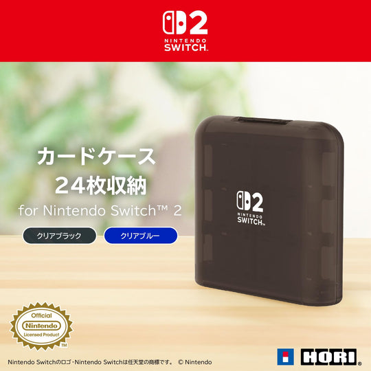 HORI Card Case Carry Case Black 24 - Slot Storage Capacity - WAFUU JAPAN