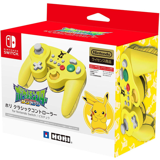 HORI Classic Controller for Switch — Pikachu - WAFUU JAPAN