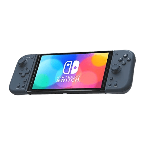 HORI Grip Controller Fit for Nintendo Switch MIDNIGHT BLUE with continuous fire & hold function - WAFUU JAPAN