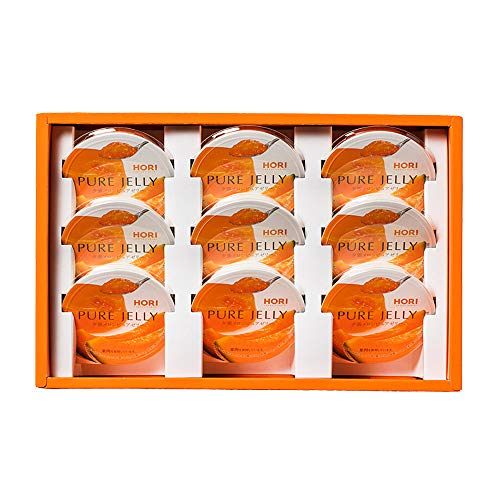 HORI Yubari Melon Pure Jelly 9pcs Dessert Made in Japan Award-Winning