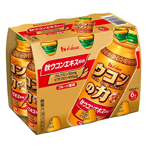 House Turmeric Extract Drink 100ml 6 - Pack - WAFUU JAPAN
