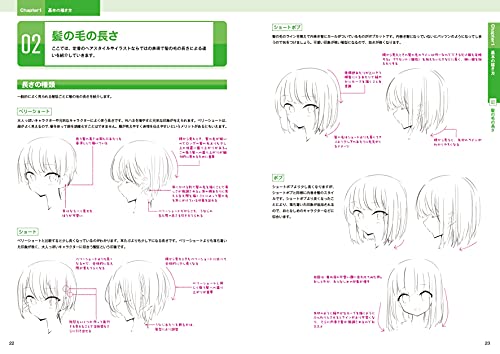 How to draw hair book - WAFUU JAPAN