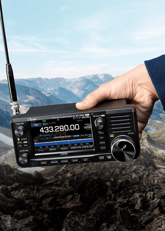 iCOM IC - 705 transceiver HF+50MHz+144MHz+430MHz 10W - WAFUU JAPAN