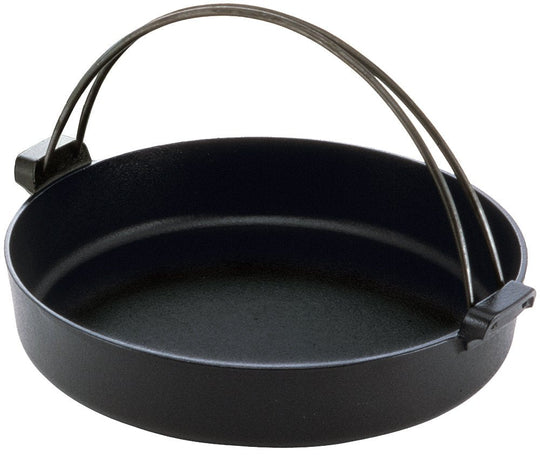 Ikenaga Iron Works Sukiyaki pan IH gas - fired 28cm iron pot made in Japan Kizuna 12123 - WAFUU JAPAN