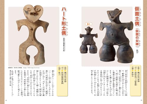 Illustrated Historical Book: Ancient Japanese Dogu Clay Figurines Made in Japan - WAFUU JAPAN