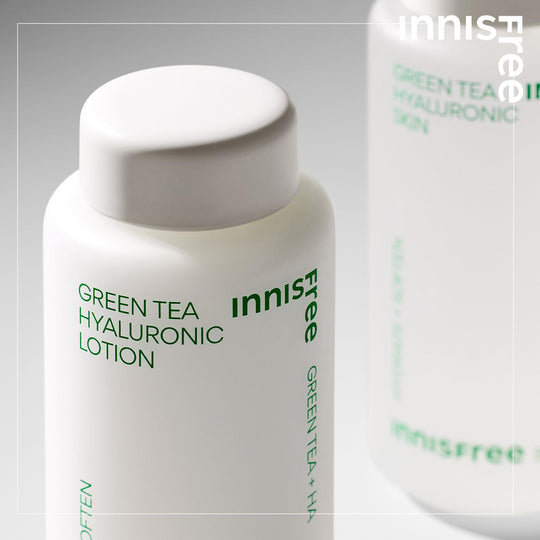 Innisfree Green Tea Hyaluronic Lotion 170ml Moisturizing for Oily Dry Skin - WAFUU JAPAN