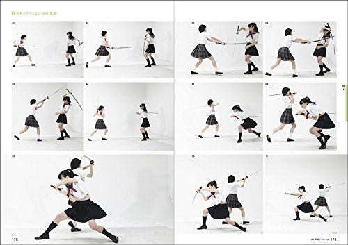 Instant Action Pose 01: High school girl action version - WAFUU JAPAN