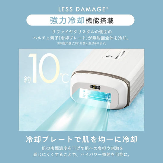 IRIS OHYAMA MiCOLA Hair Remover for Face Body VIO 300000 Flashes LB - M101 - T AC100 - 240V - WAFUU JAPAN