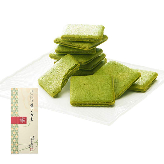 Itohkyuemon Uji Matcha Chocolate Langue de Chat Cookies 10 Pieces - WAFUU JAPAN