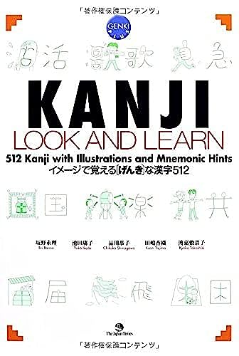 Japanese Kanji Look and Learn book - WAFUU JAPAN