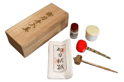 JAPANESE Katana Sword Maintenance Cleaning Tool Kit Set - WAFUU JAPAN