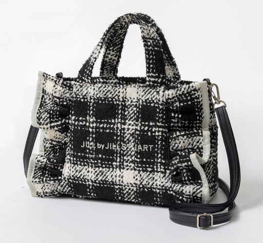 JILL by JILL STUART Tweed Frill Bag BLACK Edition (Mook Book) - WAFUU JAPAN