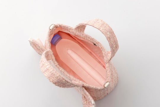 Jill by Jill Stuart Tweed Frill Bag PINK ver (Mook Book) - WAFUU JAPAN