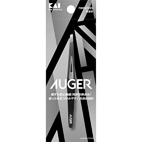 KAI AUGER tweezers Black - WAFUU JAPAN